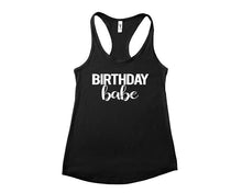 Load image into Gallery viewer, Birthday Babe Racerback Tank