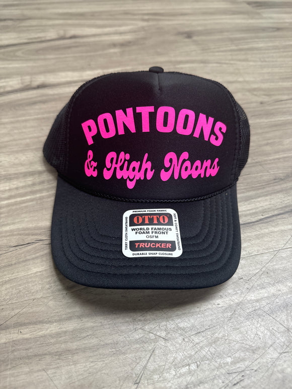 Pontoons and High Noons Trucker Hat