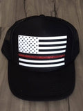 Fire American Flag Trucker Hat Firefighter Wife Firefighter Girlfriend Fire Support Women's Trucker Hat Glitter Firefighter Trucker Hats