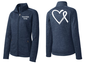 Pediatric Oncology Nurse Women's Jacket Nursing Embroidered Hospital Nursing Cancer Ribbon Heart 45