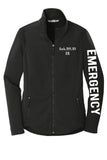 Emergency Nurse Jacket ER Nursing Women's Nurses RN Heart Stethoscope Rhythm Zip Up 42