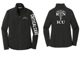 ICU Rn Nurse Jacket RN Caduceus Nursing Custom Embroidered Embroidery Dri Fit Women's 13