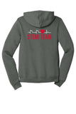 Stemi Team Cath Lab Bella Hoodie Zip Sponge Fleece Custom Embroidered Name Printed Sleeve and Back