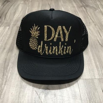 Day Drinkin' Pineapple Trucker Hat