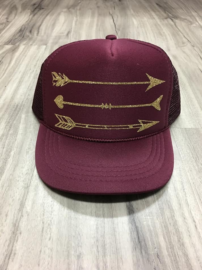 Glitter Arrow Trucker Hat