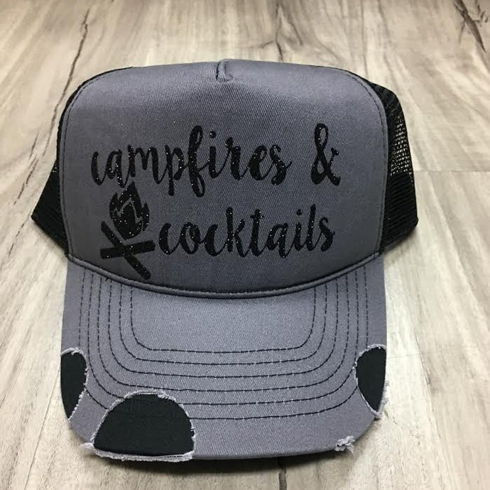 Campfires and Cocktails Trucker