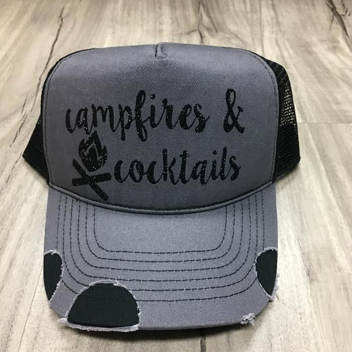 Campfires and Cocktails Trucker