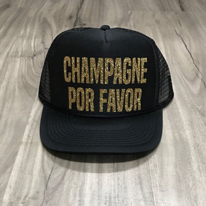 Champagne Por Favor Trucker Hat