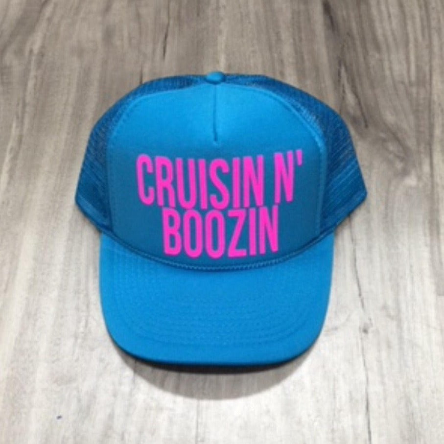 Cruisin N' Boozin Trucker Hat