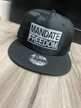 Load image into Gallery viewer, Mandate Freedom Embroidered Camo Hat